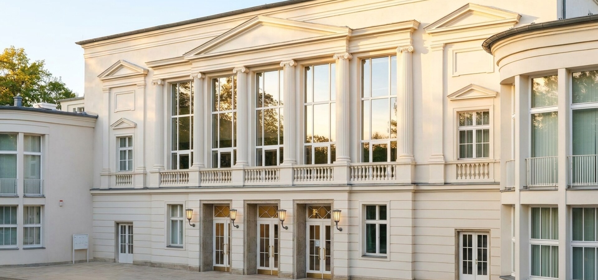 Kulturhaus Böhlen mit Violine und Cello