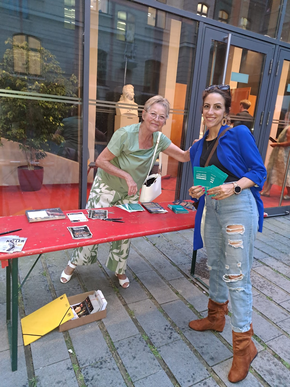 Freundeskreis-Stand beim Abschlusskonzert der Hochschule für Musik und Theater